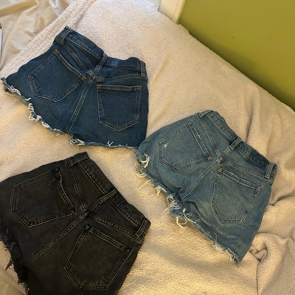 3 for $40 Abercrombie & Fitch High Rise Denim Shorts . 

$15 for each - Picture 11 of 11